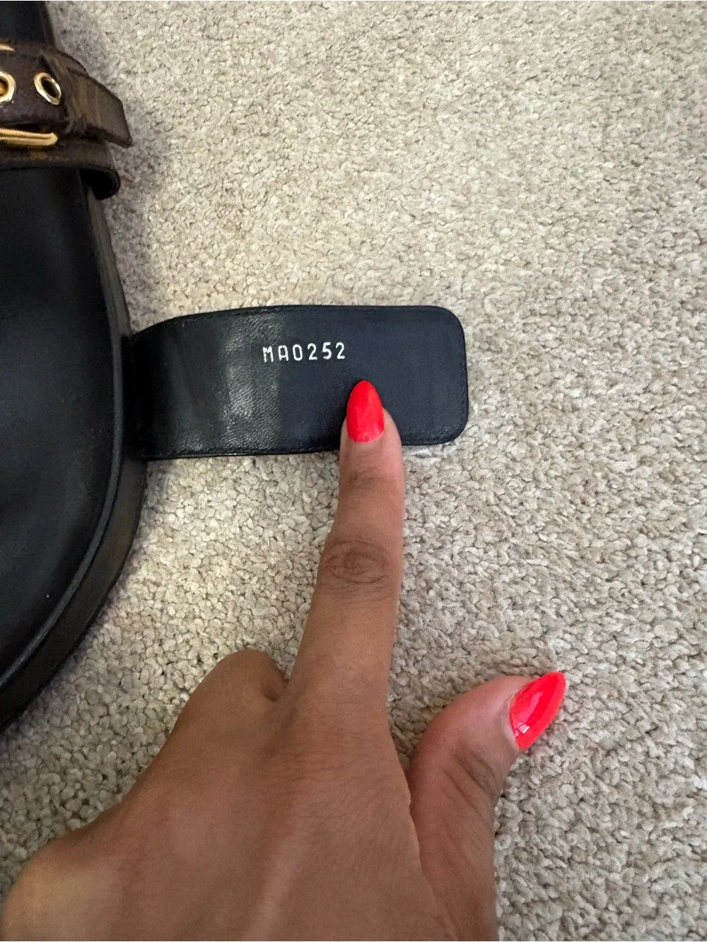 Louis Vuitton Brown Monogram Double-Buckle Slide Sandals - Picture 9 of 12